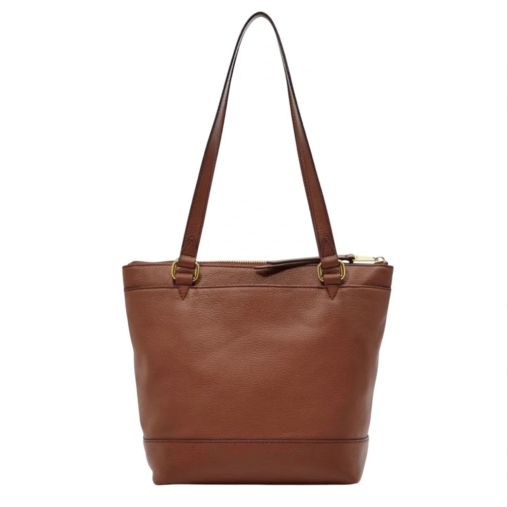 Fossil Gift Patchwork Leather Small Shopper Bag Tote Shoulder Purse 10